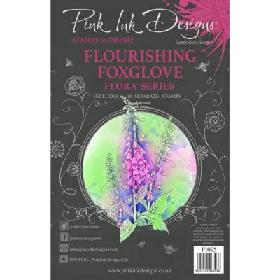 Creative Expressions Pink Ink Designs Clear Stamps - Flourishing Foxglove